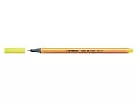 Een Fineliner STABILO point 88/024 fijn neon geel koop je bij L&amp;N Partners voor Partners B.V.