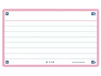 Een Flashcard Oxford 2.0 75x125mm 80vel 250gr lijn roze koop je bij KantoorProfi België BV