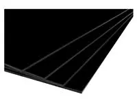 Een Foamboard A4 2-zijdig 5mm zwart koop je bij Van Leeuwen Boeken- en kantoorartikelen