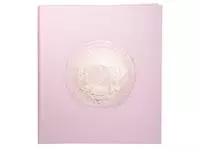 Fotoalbum Exacompta 29x32cm 60 witte pagina&#39;s Ellipse roze