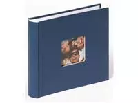 Een Fotoalbum walther design Fun 24cmx22cm voor 200 foto&#39;s blauw koop je bij Goedkope Kantoorbenodigdheden