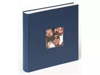Een Fotoalbum walther design Fun 30x30cm 100vel blauw koop je bij EconOffice