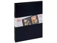 Een Fotoalbum walther design mini 24 foto&#39;s 13x18cm verticaal zwart koop je bij EconOffice