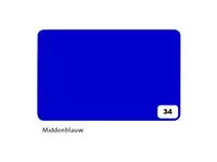 Fotokarton Folia 2-zijdig 50x70cm 300gr nr34 middenblauw