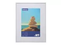 Een Fotolijst MAUL art 30x40cm kunststof frame wit koop je bij KantoorProfi België BV