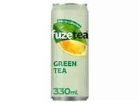 Een Frisdrank Fuze Tea green tea blik 330ml koop je bij Totaal Kantoor Goeree