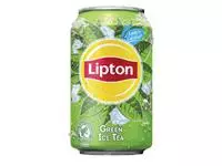 Een Frisdrank Lipton Ice Tea green blik 330ml koop je bij Van Leeuwen Boeken- en kantoorartikelen