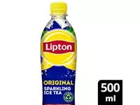 Een Frisdrank Lipton Ice tea sparkling petfles 500ml koop je bij Totaal Kantoor Goeree