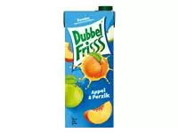 Fruitdrank DubbelFrisss appel perzik pak 1500ml