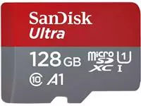Een Geheugenkaart Sandisk MicroSDXC Ultra 128GB (140mb/s C10 - SDA UHS-I) koop je bij EconOffice