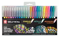 Een Gelschrijver Sakura Gelly Roll mix set à 24 kleuren koop je bij Goedkope Kantoorbenodigdheden