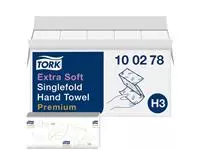 Een Handdoek Tork H3 Z-gevouwen premium 2-laags wit 100278 koop je bij Van Leeuwen Boeken- en kantoorartikelen