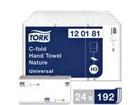 Een Handdoek Tork H3 c-vouw universal 1-laags naturel 120181 koop je bij Goedkope Kantoorbenodigdheden