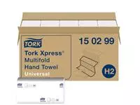 Een Handdoek Tork Xpress Basis H2 multifold universal 2-laags wit 150299 koop je bij KantoorProfi België BV