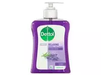 Een Handzeep Dettol Relaxing Lavendel antibacterieël 250ml koop je bij Goedkope Kantoorbenodigdheden