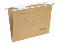 Een Hangmap Economy folio V-bodem bruin koop je bij Unimark Office B.V.