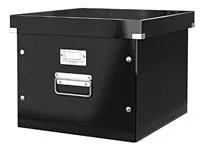 Een Hangmappenbox Leitz Click &amp; Store 357x285x367mm zwart koop je bij Van Hoye Kantoor BV