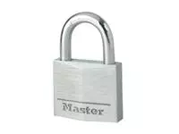 Een Hangslot Master Lock aluminium 30mm koop je bij Van Leeuwen Boeken- en kantoorartikelen