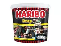 Een Drop Haribo mix gekleurd 650 gram koop je bij Van Leeuwen Boeken- en kantoorartikelen