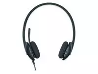 Een Headset Logitech H340 On Ear zwart koop je bij MV Kantoortechniek B.V.