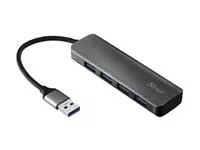 Een Hub Trust USB 3.2 Halyx 4 poorts koop je bij L&amp;N Partners voor Partners B.V.