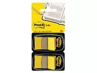 Een Indextabs Post-it 680 25.4x43.2mm duopack geel 2x50 tabs koop je bij KantoorProfi België BV