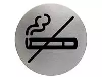 Een Infobord pictogram Durable 4911 niet roken rond 83Mm koop je bij Van Hoye Kantoor BV