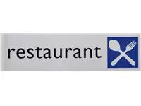 Een Infobord pictogram restaurant 165x44mm koop je bij L&amp;N Partners voor Partners B.V.