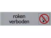 Een Infobord pictogram roken verboden 165x44mm koop je bij KantoorProfi België BV