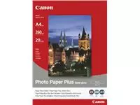 Een Inkjetpapier Canon SG-201 A4 260gr semi glossy 20vel koop je bij Kantoorvakhandel van der Heijde