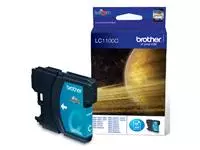 Een Inktcartridge Brother LC-1100C blauw koop je bij Totaal Kantoor Goeree