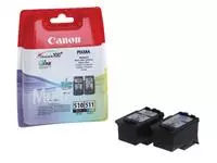 Inktcartridge Canon PG-510 + CL-511 zwart + kleur