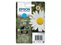 Een Inktcartridge Epson 18 T1802 blauw koop je bij Alles voor uw kantoor