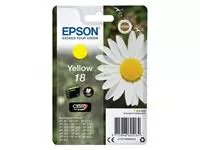 Een Inktcartridge Epson 18 T1804 geel koop je bij Alles voor uw kantoor