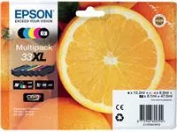 Een Inktcartridge Epson 33XL T3357 2x zwart + 3 kleuren koop je bij KantoorProfi België BV