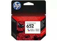 Een Inktcartridge HPF6V24AE 652 kleur koop je bij Van Hoye Kantoor BV