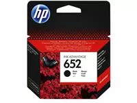 Een Inktcartridge HP F6V25AE 652 zwart koop je bij Kantoorvakhandel van der Heijde