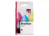 Een Inktcartridge Quantore alternatief tbv Brother LC-223 rood koop je bij Van Hoye Kantoor BV