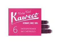 Een Inktpatroon Kaweco rood doosje à 6 stuks koop je bij L&amp;N Partners voor Partners B.V.