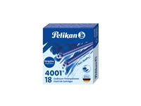 Inktpatroon Pelikan 4001 lang koningsblauw 18 stuks