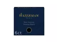 Inktpatroon Waterman internationaal zwart pak à 6 stuks