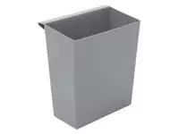 Een Inzetbak voor vierkante tapse papierbak grijs koop je bij Totaal Kantoor Goeree