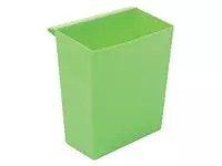 Een Inzetbak voor vierkante tapse papierbak groen koop je bij Van Hoye Kantoor BV