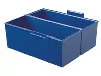 Een Kaartenbak Han breed A5 kunststof blauw koop je bij L&amp;N Partners voor Partners B.V.