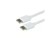 Een Kabel Green Mouse USB C-C 2.0 1 meter wit koop je bij KantoorProfi België BV