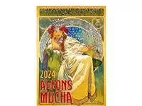 Een Kalender 2025 Helma 365 34x48.5cm Alfons Mucha koop je bij De Angelot