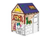 Een Kartonnen speelhuis XL Verjaardag Bankers Box Play inkleurbaar koop je bij Kantoorartikelen Dronten