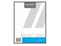 Een Kladblok Aurora 210x270mm ruit 5x5mm 200 vel 45gr koop je bij EconOffice