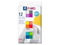 Een Klei Fimo soft colour pak à 12 briljante kleuren koop je bij MV Kantoortechniek B.V.