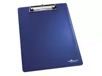 Een Klembord Durable 2350 A4 met kopklem blauw koop je bij Totaal Kantoor Goeree
